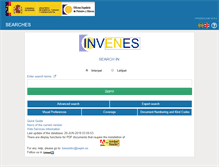Tablet Screenshot of invenes.oepm.es