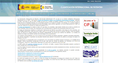 Desktop Screenshot of cip.oepm.es