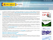 Tablet Screenshot of cip.oepm.es